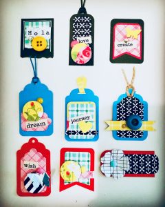 Apliques con restos de papel